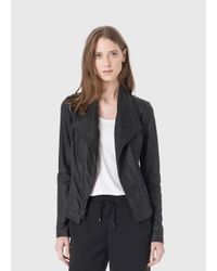 vince scuba jacket black