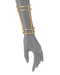 Chloé | Metallic Celia Cutout Cuff Bracelet | Lyst
