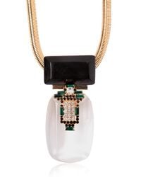 Marni Multicolor Crystal & Resin Stones Necklace