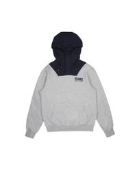 BBCICECREAM Gray Military Popover Hood - Heather Grey for men