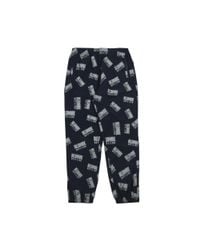 BBCICECREAM Blue Repeat Print Track Pant - Navy