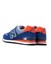 New Balance 574 Royal Blue \u0026 Orange 