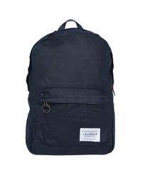 barbour waxed backpack