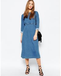 warehouse dresses denim