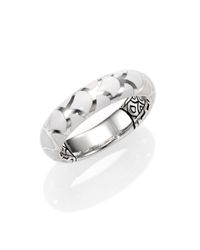 John Hardy | Metallic Naga Enamel & Sterling Silver Dragon Band Ring | Lyst
