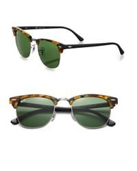 Ray-Ban | Green Iconic Clubmaster Sunglasses | Lyst