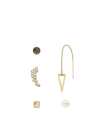 Rebecca Minkoff | Metallic 5-piece Stud Earring Set | Lyst