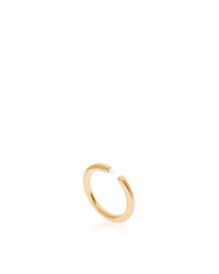 Coleoptere | Metallic Die Schrift Pencil Stacking Ring in White Coral | Lyst
