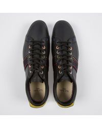Paul Smith Men's Black Leather 'osmo' Trainers for Men - Lyst