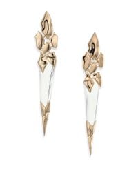 Alexis Bittar | Metallic Lucite Fractured Spear Clip-on Earrings | Lyst