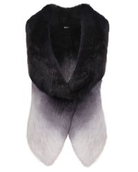 Yves Salomon Black Ombré Fur Waistcoat