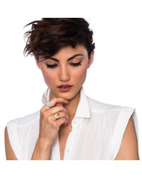 Lulu Frost - Metallic Customizable Signet Ring - Sterling Silver - Lyst
