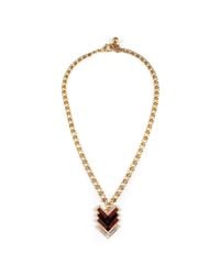 Lulu Frost | Metallic *new* Crystal Mosaic Pendant | Lyst