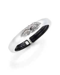 Alexis Bittar | Metallic Lucite Crystal Fractured Hinge Bangle Bracelet | Lyst