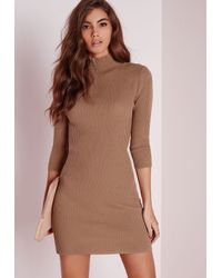 nude jumper dress