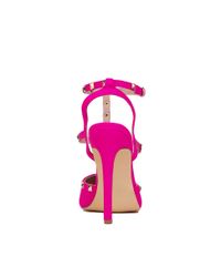 hot pink studded heels