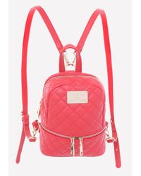 bebe leather backpack