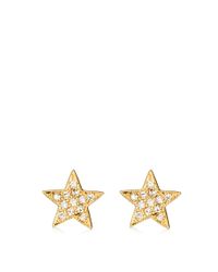 Dana Rebecca | Yellow Julianne White Diamond Studs | Lyst