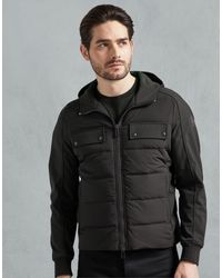 Belstaff Synthetic Harlyn Puffer Jacket in Black for Men - Lyst