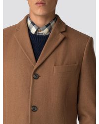 ben sherman camel coat