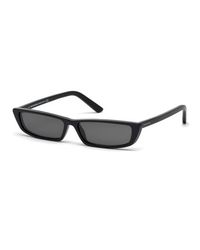 sunglasses rectangle balenciaga runway