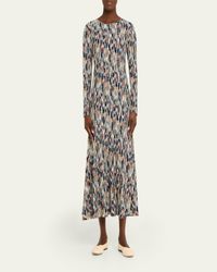 Ulla Johnson Albie Striped Knitted Maxi Dress | Lyst