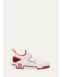 NIB $695 Christian Louboutin My K Suede Low Top Sneakers - Sz 7 US / 40 EU