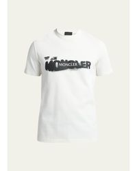 Moncler Graffiti Logo T-Shirt in Black for Men | Lyst