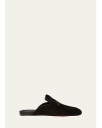 Christian Louboutin Bourgeon Lime Navy Coolito Flat Shoes– Nahim