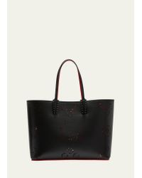Loubifever Medium Patent Leather Tote Bag in Pink - Christian