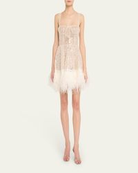 mademoiselle beaded mini dress Angelique Beaded Mini Dress