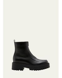 La Canadienne Ann 75mm Leather Booties in Black | Lyst