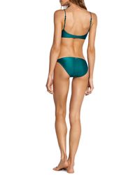 ViX Blue Luli Solid Bikini Bottom