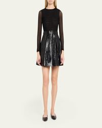 chinese dress ladies Amazon.com: alice + olivia Women's Chara Vegan Leather Pleat Party Dress,  Black, 6 : Clothing, Shoes & Jewelry main image 0
