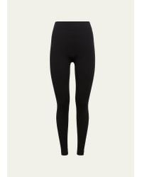 Wolford High-rise Warm Up Leggings in Blue