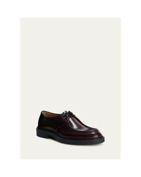 Jil Sander Black Leather Monk Derbys for Men | Lyst
