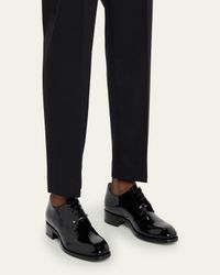 Christian Louboutin Derloon Patent Leather Derby Shoes in  display picture 1