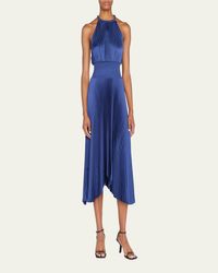strapless open back dress Sienna Satin Pleated Off Shoulder Top