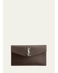 Saint Laurent Grain de Poudre Monogram Kate Chain Medium Shoulder Bag –  LuxeDH