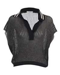 Lanvin - Black Polo Lurex - Lyst