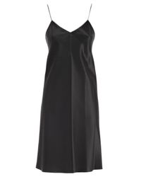 Helmut Lang - Black Silk Slip Dress - Lyst