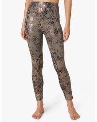 Beyond Yoga Multi Leopard Powershine 