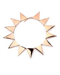 Eddie Borgo | Metallic Large Flat Triangle Collar Necklace/Rose Goldtone for Men | Lyst