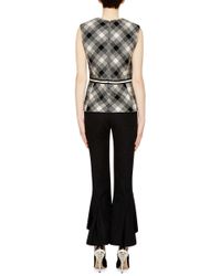 Mary Katrantzou Gray Grey Felted Wool Clockwork Trousers