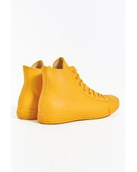 yellow converse rubber