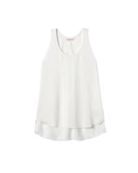 Rebecca Taylor | White Olivia Tank | Lyst