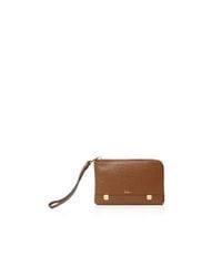 Pink Pony | Brown Lauren Morrison Large Wristlet | Lyst