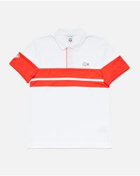 Lacoste X Roland Garros Polo Shirt in White for Men - Lyst