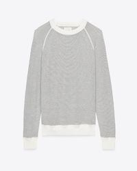 Billy Reid - Multicolor Stripe Crew Sweater for Men - Lyst