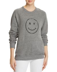Knowlita Gray Ny Smiley Sweatshirt